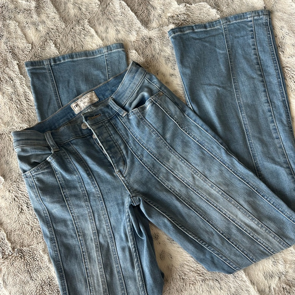 Free People Stitched Jeans